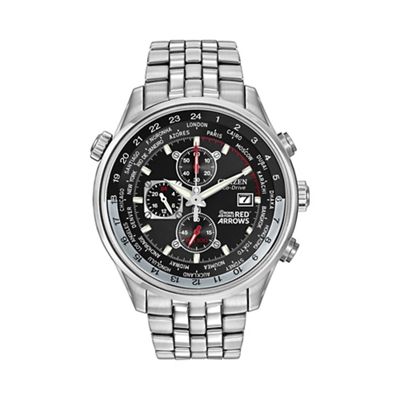 Men's silver tone Red Arrows chronograph bracelet watch ca0080-54e